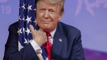 Trump Mocking Patriotism