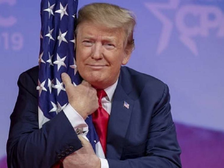 Trump Mocking Patriotism